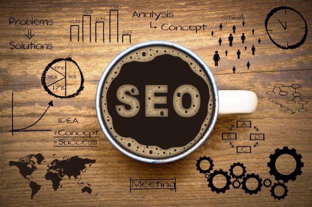 SEO optimization and some coffee